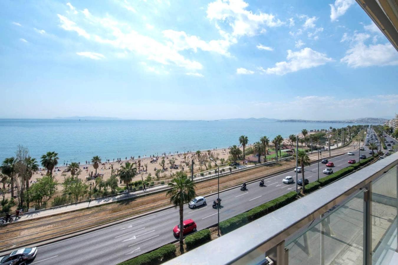 Breathtaking Seaview Studio In Athenian Riviera Dış mekan fotoğraf